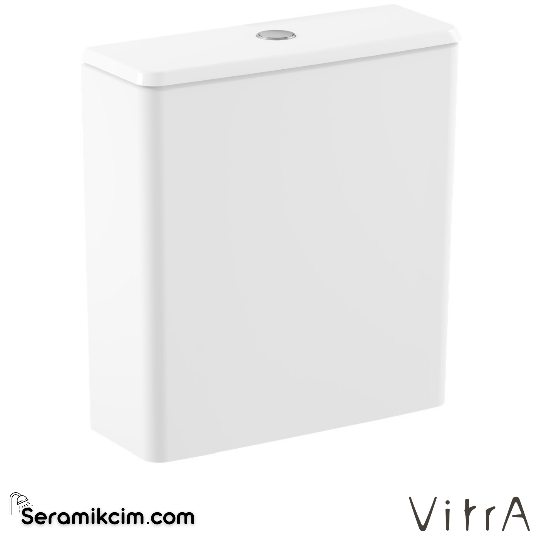 VitrA Sento Rezervuar  Üstten Kumandalı, Alttan Su Girişli, Beyaz - 5639B003-0108
