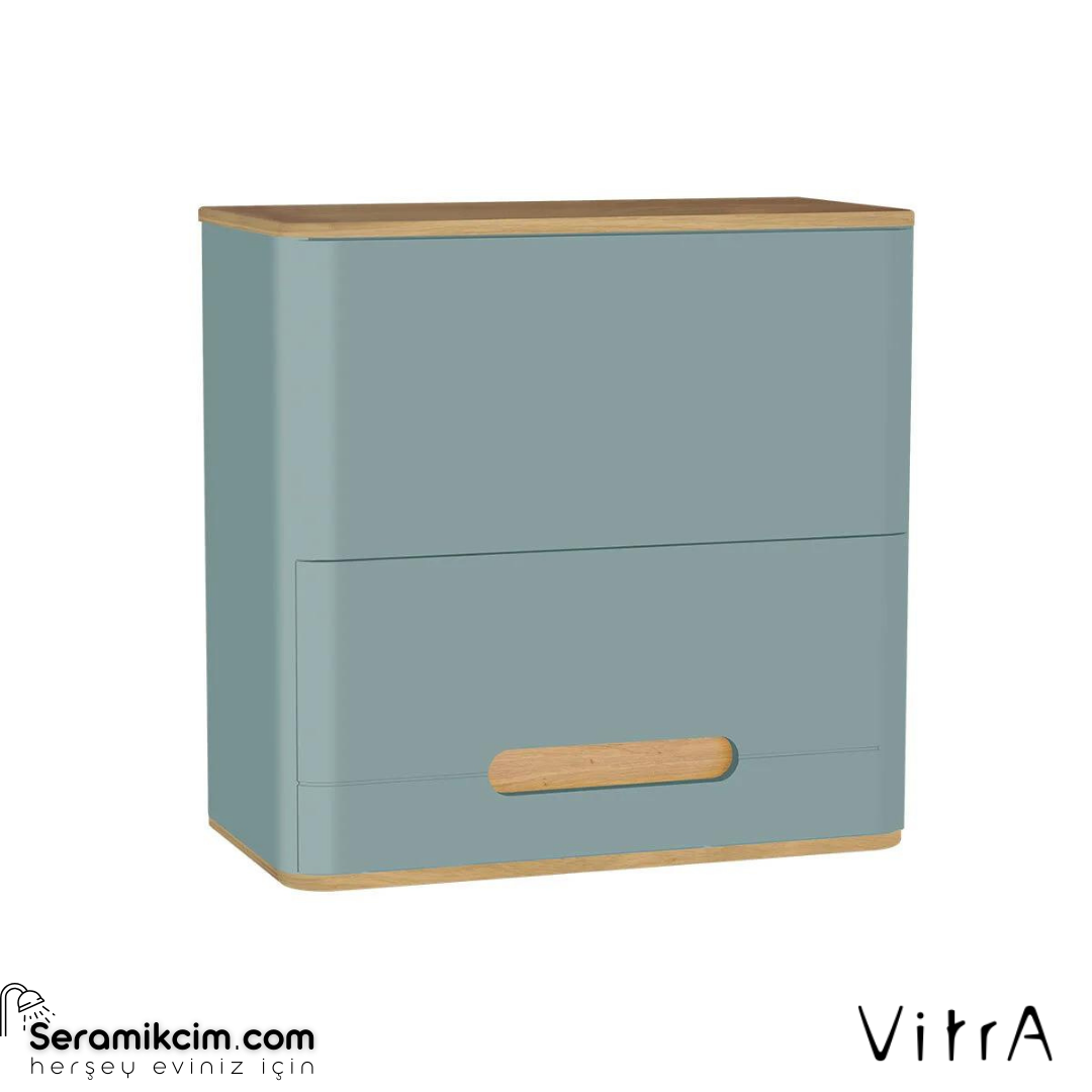 Vitra Sento Üst Dolap, 70 Cm, Mat Fiyord Yeşili