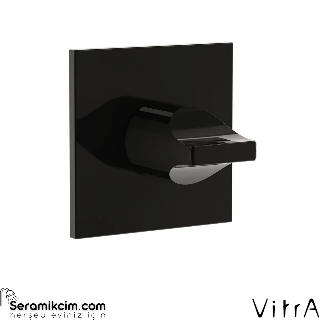 Vitra Suit 3 Yollu Yönlendirici Sıva Üstü, Parlak Siyah