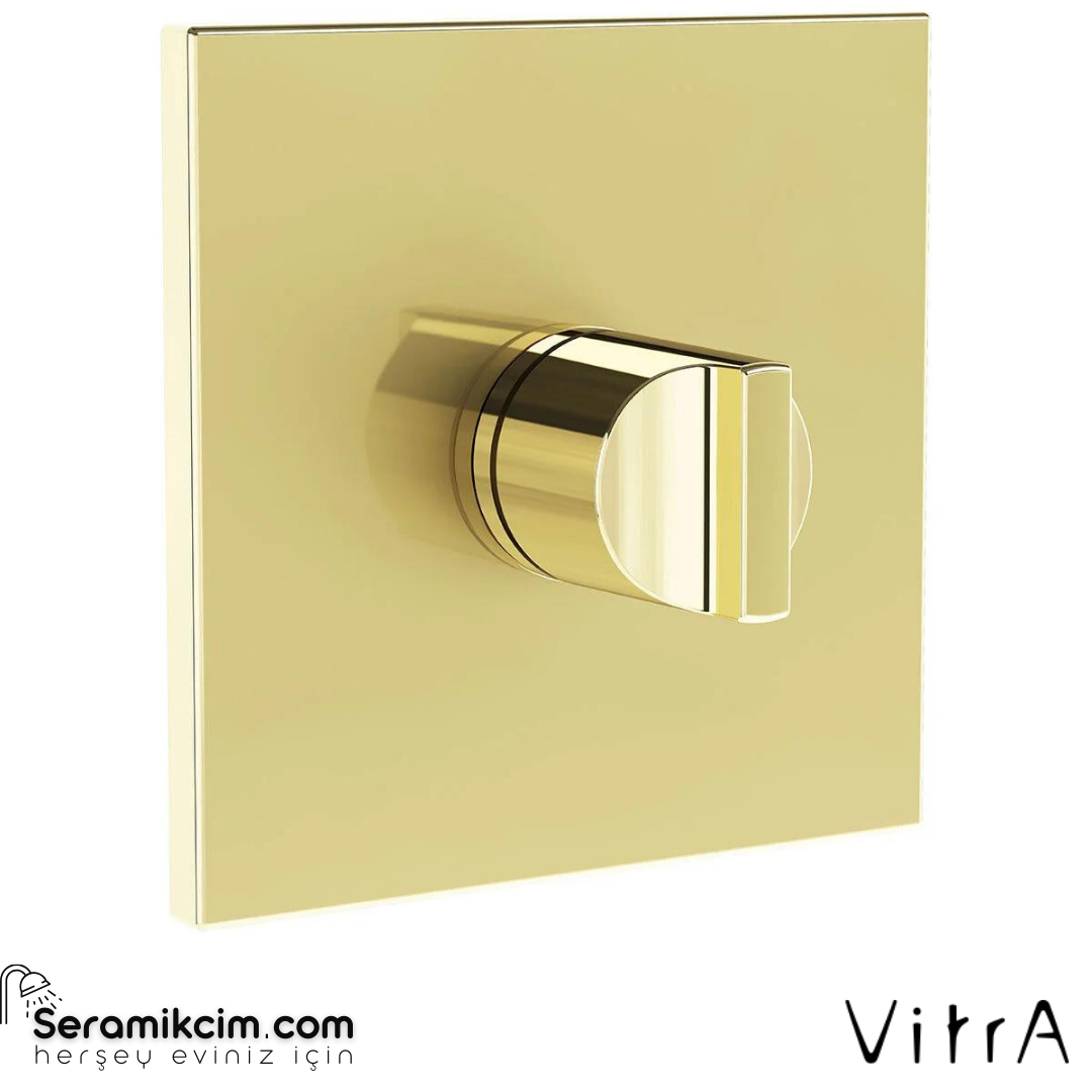 Vitra Suit Ankastre 3 Yönlü  V-Box Sıva Üstü, Soft Altın