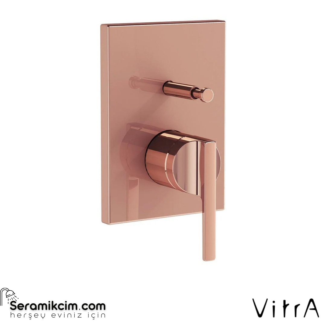 Vitra Suit Ankastre Banyo Bataryası  Sıva Üstü, Soft Bakır