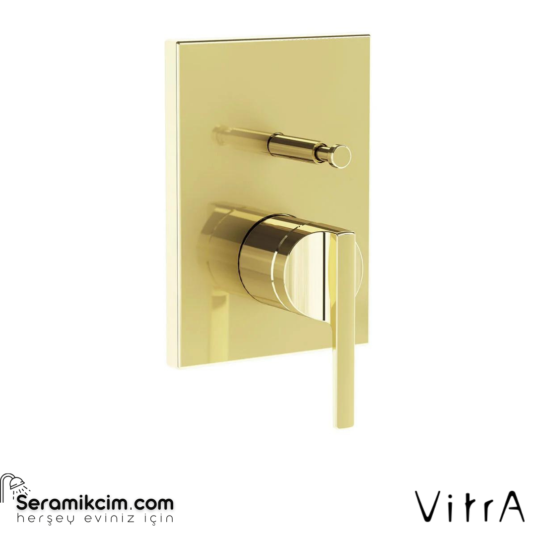 Vitra Suit Ankastre Banyo Bataryası  Sıva Üstü, Soft Altın