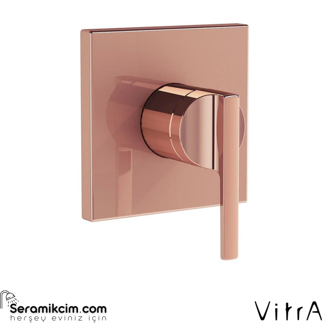 Vitra Suit Ankastre Duş Bataryası  Sıva Üstü, Soft Bakır 