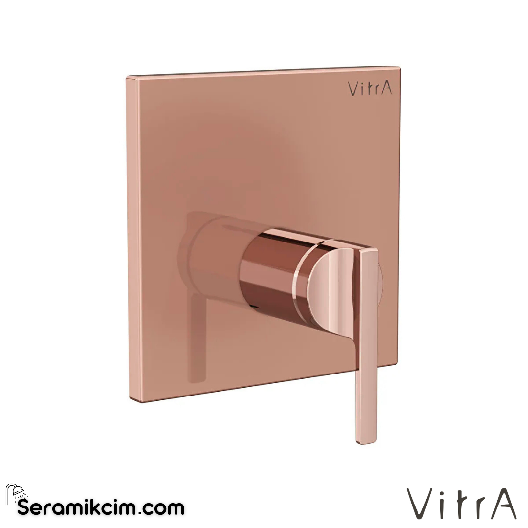 VitrA Suit Ankastre Mekanik Duş Bataryası (V-Box, sıva üstü grubu) Soft Bakır A4282129 - A4282129