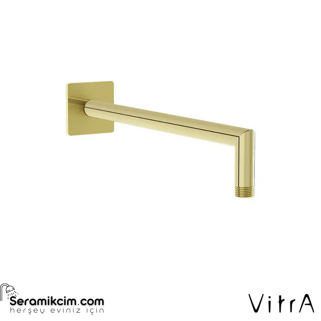 Vitra Suit Duş Dirseği 90 Derece Duvardan, Soft Altın