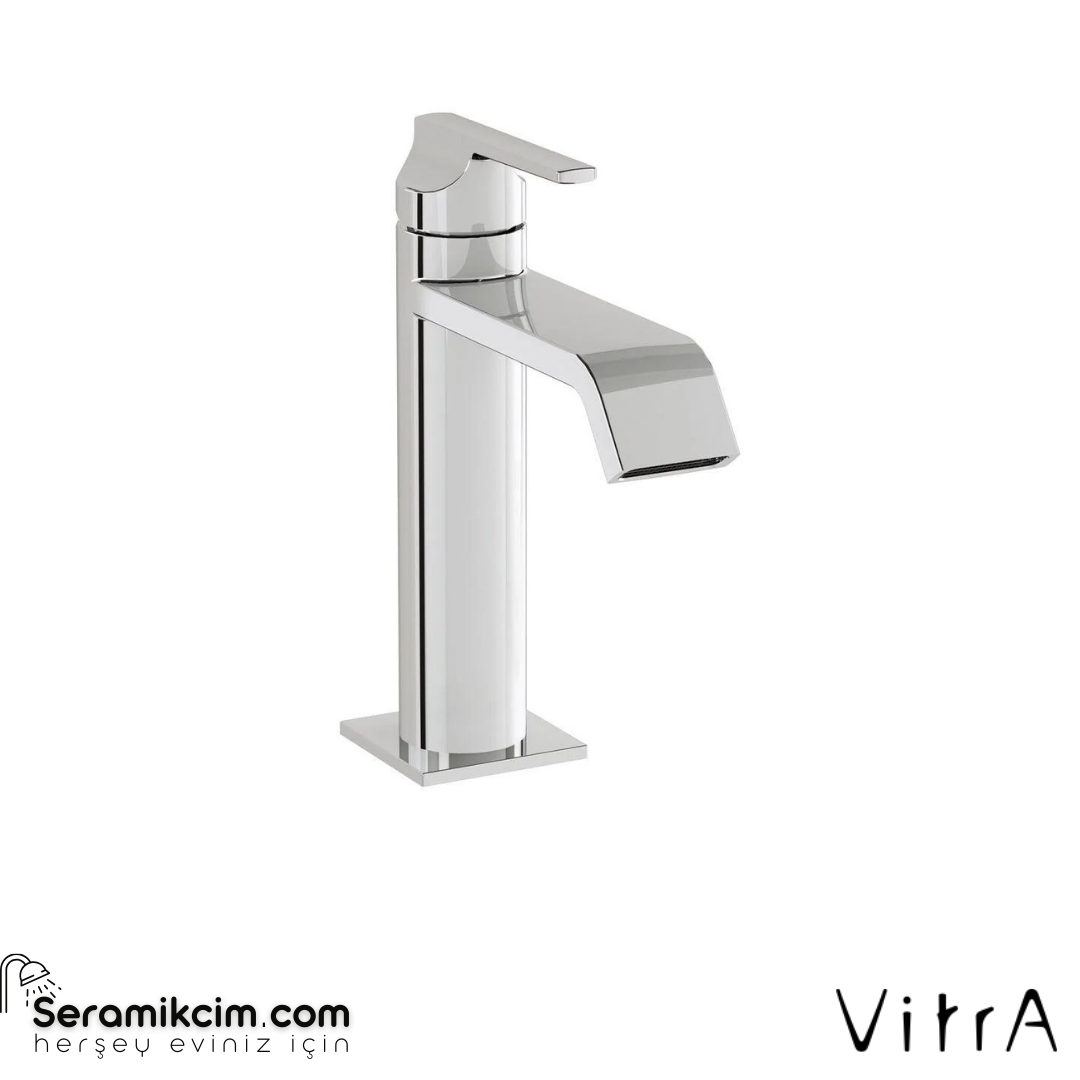 Vitra Suit Lavabo Bataryası  Üstten, Krom
