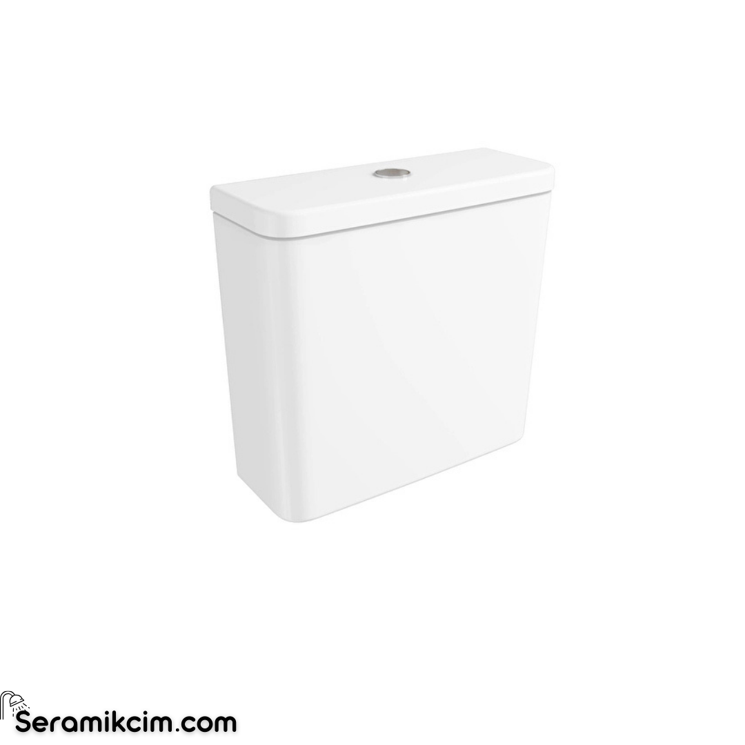 Vitra Universal Soft-Square Rezervuar Üstten Kumandalı Arkadan & Yandan Su Girişli Beyaz 7927L003-1253