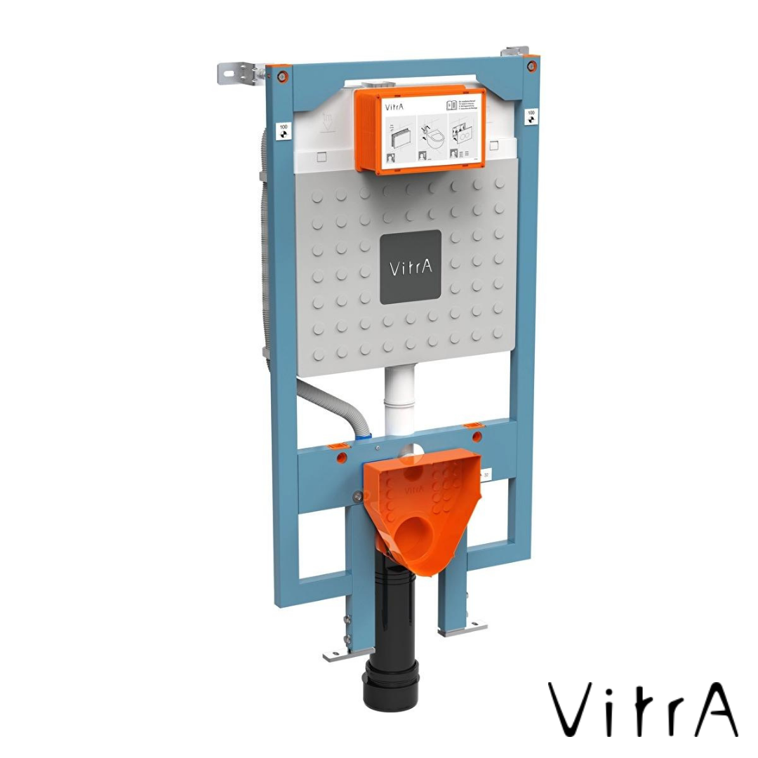 VitrA V8 Gömme Rezervuar 8cm Alçıpan Uygulamalı, 3/6lt