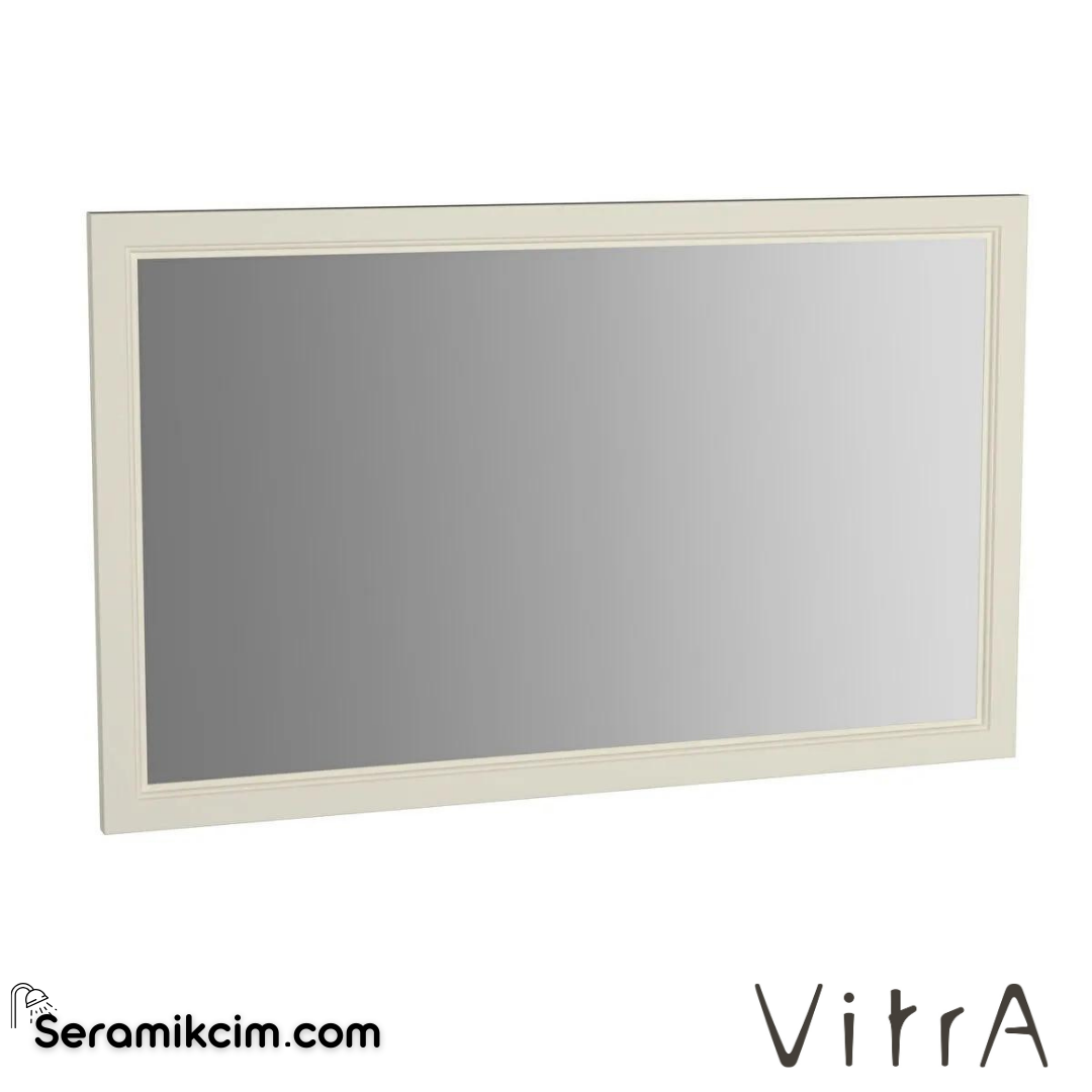 Vitra Valarte Düz Ayna, 120 Cm, Mat Fildişi - 62224