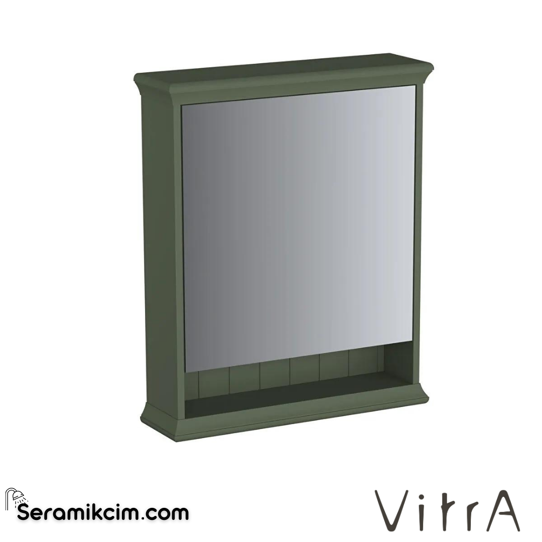 Vitra Valarte Neo Dolaplı Ayna, 65 Cm, Retro Yeşil, Sağ - 65831