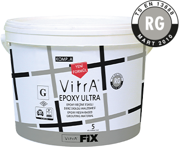VitrAFix Gri Epoxy Ultra RG 5 kg Derz Dolgu