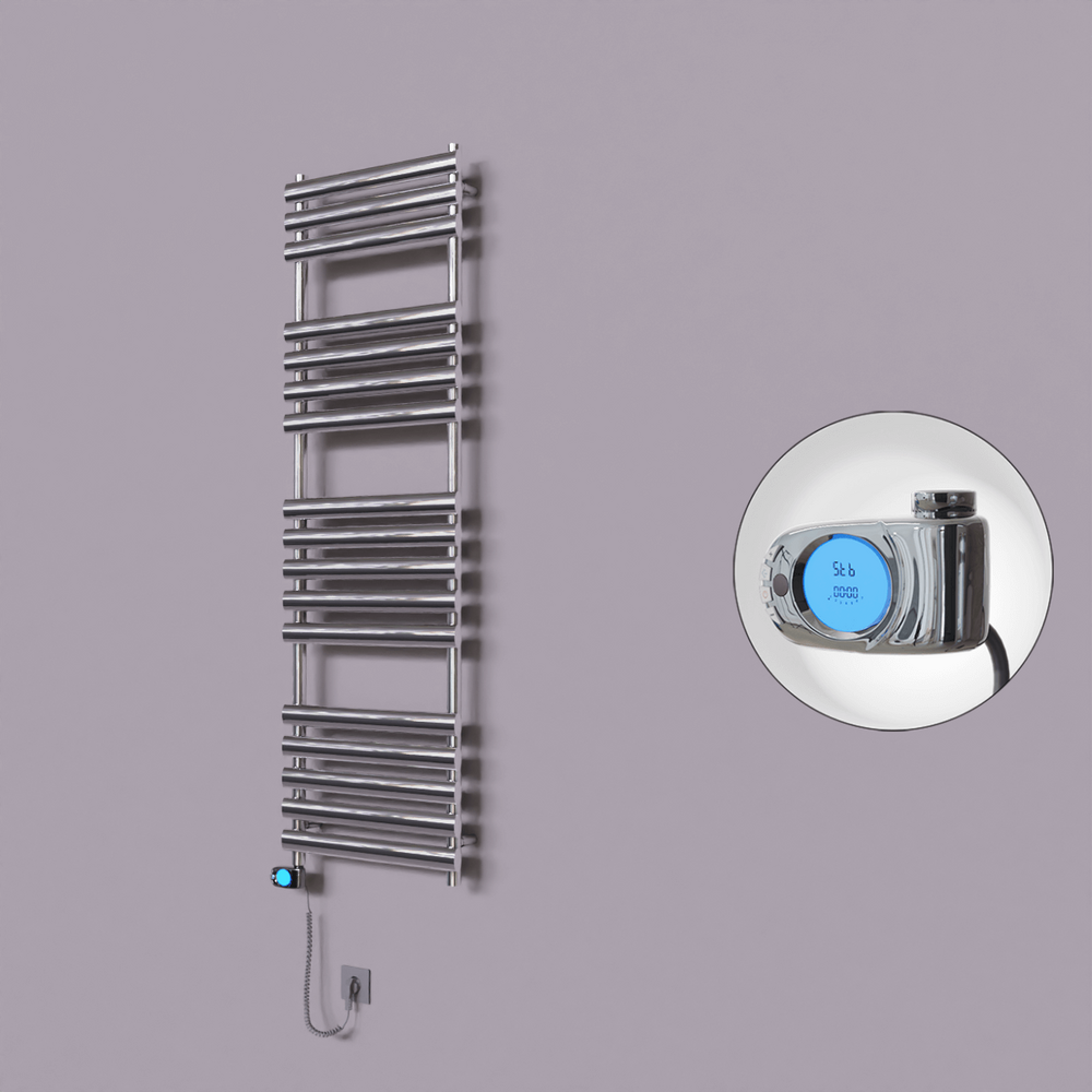 Volga Dekoratif Elektrikli Havlupan 500x1600 Krom (Musa Termostat) 600W