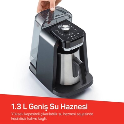 Arzum OK0036-0500 Rıch Pro Plus Türk Kahve Makinesi Krom