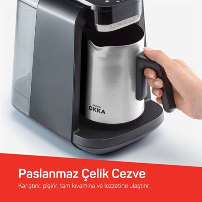 Arzum OK0036-0500 Rıch Pro Plus Türk Kahve Makinesi Krom