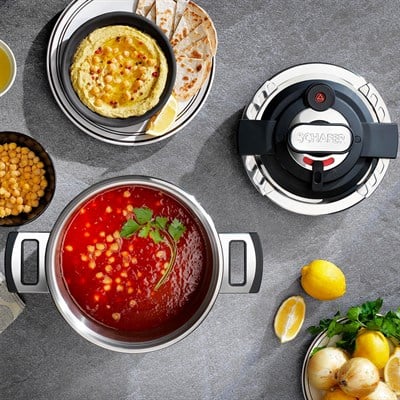 Schafer 1S3209-27001-Siy02  İn Safe Düdüklü Tencere 7 Lt-Siyah