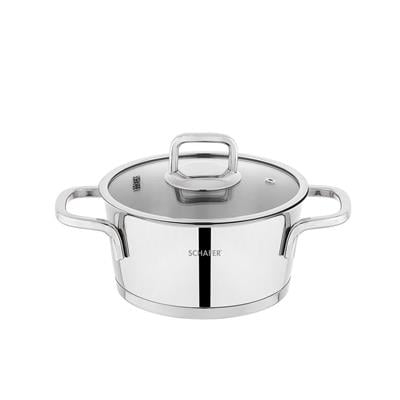 Schafer 1s6440-13002-ınx02 New Stahl Çelik Tencere Seti 8 Parça Inox