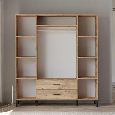 Levent Vera 4 Kapılı Dolap Atlantik Çam Beyaz