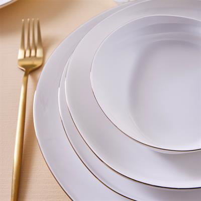 Karaca Stream Bone Yakamoz Gold 59 Parça Yemek Takımı