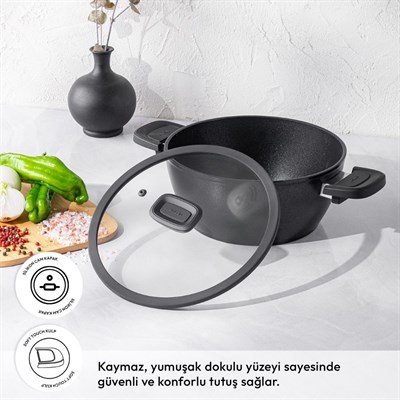 Emsan Dıamente Derin Tencere 24 Cm