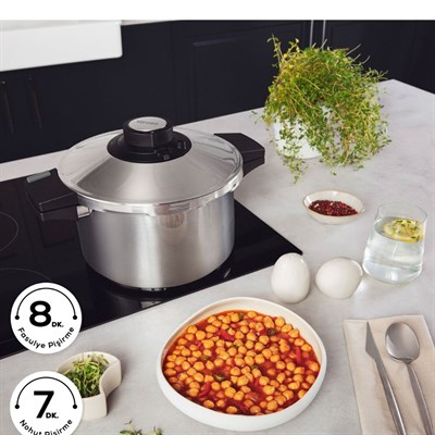 Karaca Quıck&safe Düdük, 4+6 Lt, Renksiz