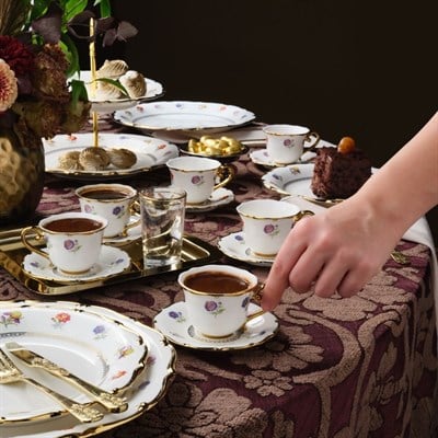 Karaca Royal Bone Dıana 6 Ki, Beyaz Gold