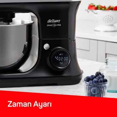 Arzum Ar1186 Crust Mıx Pro 1500 Stand  Mikser Siyah