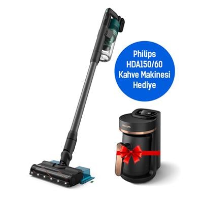 Philips Xc6557/01 Islak Kuru Şarjlı Dikey Süpürge (Hda150/60 Kahve Mak. Hediye