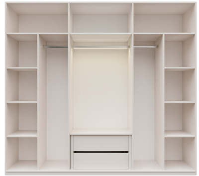 Marcastil Nova 6 Kapılı Dolap MDF