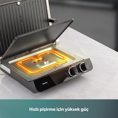 Homend Grillant 1342H XL Tost Makinesi İnox