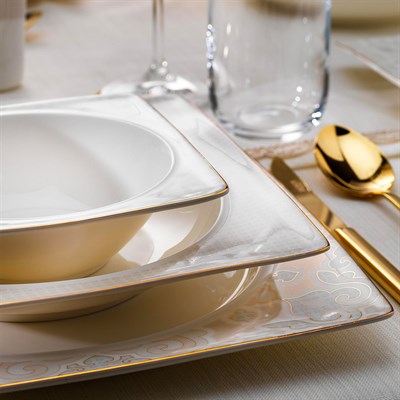 Schafer 1s2407-01001-byz03 Glamor Poınt Yemek Takımı 60 Prç Beyaz