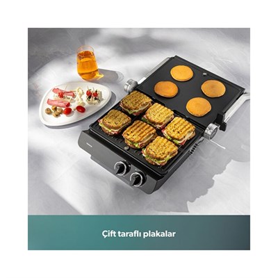 Homend Grillant 1342H XL Tost Makinesi İnox