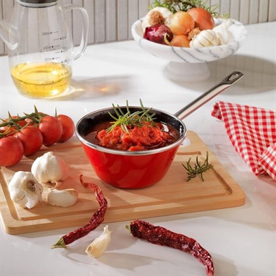 Schafer 1S3736-21004-KMZ01 Komfort Konik Sos Tavası 13 Cm-Kırmızı