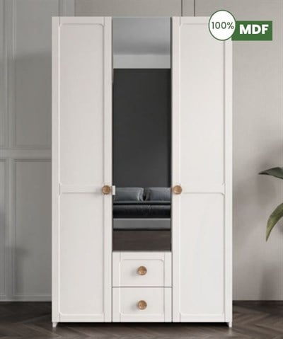 Marcastil Alina 3 Kapılı Dolap MDF