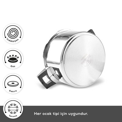 Karaca Quıck&safe Düdük, 4+6 Lt, Renksiz