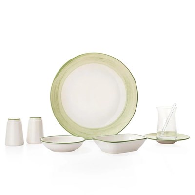 Schafer 1s7627-02001-ysl01 Vivian 32 Parça Kahvaltı Yeşil