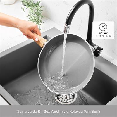 Karaca Swıss Crystal Creamy Wood Tava Sahan Set