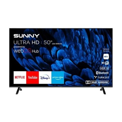 Sunny SN50QMN252C-S 50 127 Ekran Qled Uhd Webos Tv