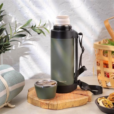 Schafer Steely Termos 1.5 L-yeşil