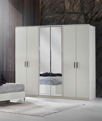 Vize Rio 6 Kapılı Yatak Odası Takımı Bazalı