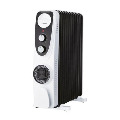 Luxell LUX13-FP-BG 13 Dilim Turbo Fanlı Yağlı Radyatör Siyah