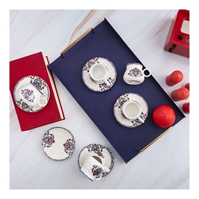 Karaca Hattat 6 Kişilik 90 Ml K, Kırmızı