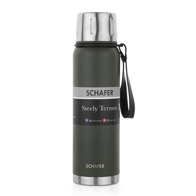 Schafer Steely Termos 750 Ml-Yeşil