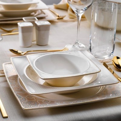 Schafer 1s2407-01001-byz03 Glamor Poınt Yemek Takımı 60 Prç Beyaz