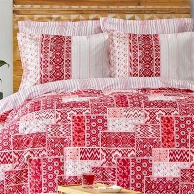 Karaca Pıetra Kırmızı Rnf Tek Nevresım Takımı