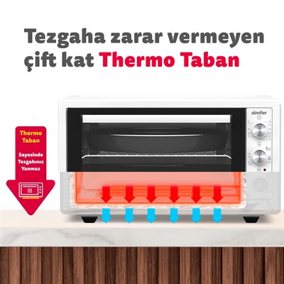 Sımfer M 4507 Inox Turbo Albenı Mıdı Fırın