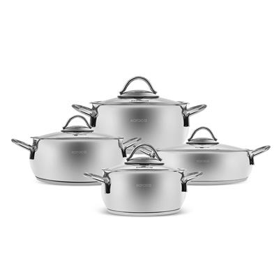 Karaca Urla Çelik Tencere Set 8 Parça