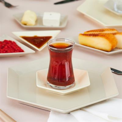 Karaca Forever Bone New Puzzle 32 Parça Kahvaltı Seti