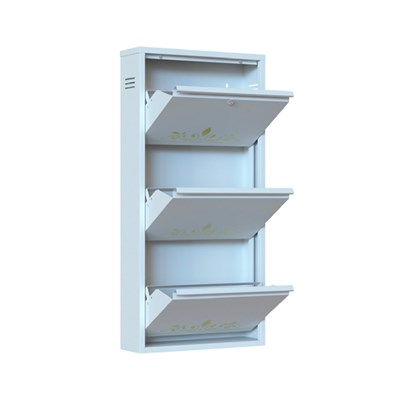 Neco Ab-13 - 3Lü Ayakabı Dolabı 50*15*103 Beyaz