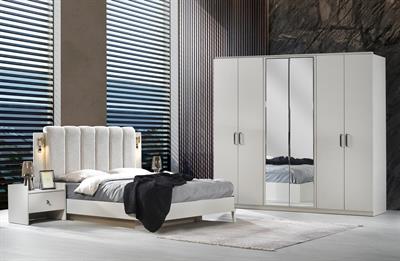 Vize Rio 6 Kapılı Yatak Odası Takımı Bazalı