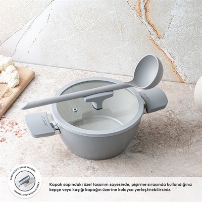 Emsan Swıss Rs 20 Cm Derin Tencere Gri